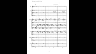 Johannes Brahms – Andante, Op. 5 (Brass Choir + Piccolo & 3 Flutes)