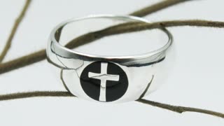 Elevate Your Style: Spiritual Elegance Cross Men's Ring