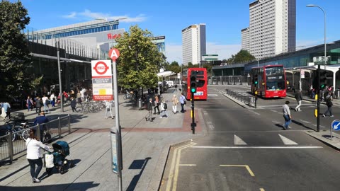 on the Bus in London