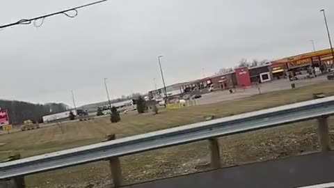 Friend of mine recorded this. TORNADO DAMAGE