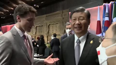 Chinese President Xi confronts Justin Trudeau over G20 talks being 'leaked' to the press