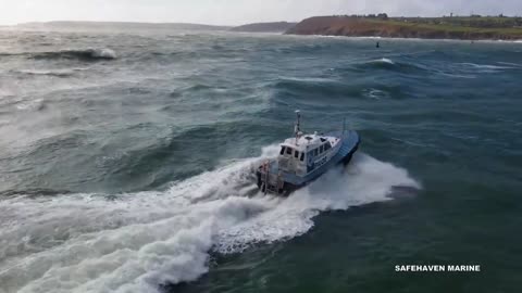 'Balblair' Cromarty Firth's 2nd Safehaven Marine Interceptor 48 pilot boat on sea trials.