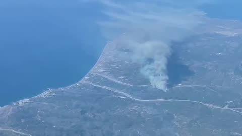 The wild fire in Greece Rhodos