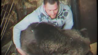 The guy with the bear
