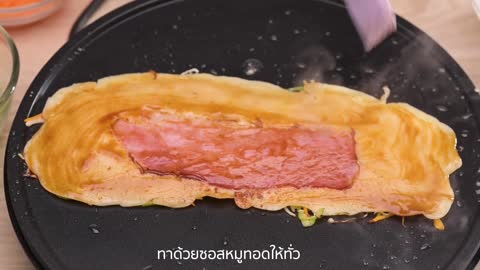 Japanese pancake roll (oono Nomiyaki stick)