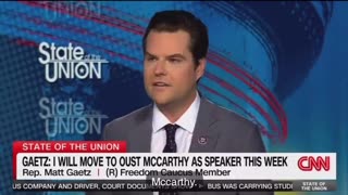 Matt Gaetz To File Motion To Vacate Against Kevin McCarthy | Nobody Can Trust Him