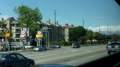 Public Bus Ride, Santa Monica, to LA via Venice Blvd 2014