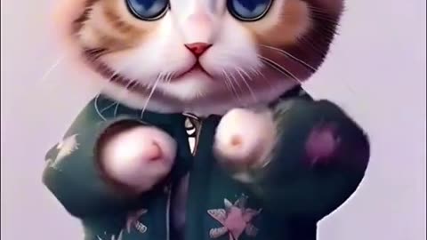 2 cute cat dance, cat dance, funny cat #cat #funnyanimals #pets #memes #cute