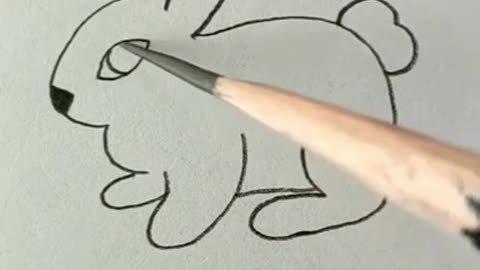 Cute bunny 🐇🐰 drawing