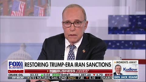 FOX Business host Larry Kudlow calls out the relaxation of sanctions on Iran before Hamas' attack