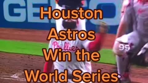 Houston Astros win the World Series on Yordan Alvarez three run home run