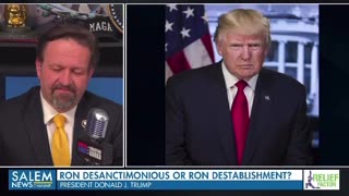 President Trump on Ron De-sanctimonious