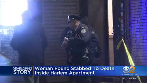 Woman found stabbed to death inside Harlem apartment