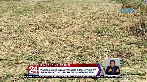 Pinsala ng Bagyong Paeng sa agrikultura at imprastruktura, umabot na sa mahigit...