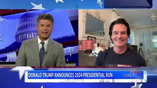 REAL AMERICA -- Dan Ball W/ Antonio Sabato Jr., Reaction To President Trump's 2024 Run, 11/16/22