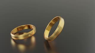wedding rings husband and wife
