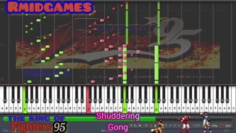 The King of Fighters 95 - Shuddering Gong ~ Piano ( Midi )