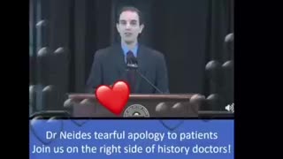 Dr Neides apologizes to patients regarding vaccines