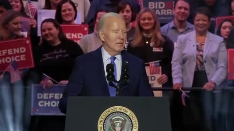 Election Denier Joe Biden Says Terry McAullife is the Real Governor of Virginia at Virginia Rally