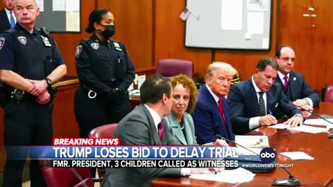 Trump loses bid to delay civil fraud trail