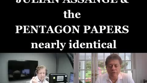Julian Assange & The Pentagon Papers Nearly Identical.