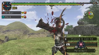 MHFU - Eliminate the Rathalos (Guild 7*) Quest Walkthrough