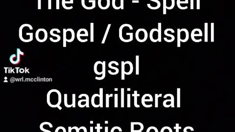 Gospel is Godspell