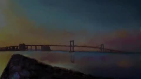 THROGS NECK BRIDGE - KRITA SPEED ART