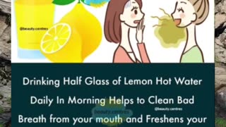 Unlock the amazing beauty benefits of Morning Lemon Water 2023 #shorts