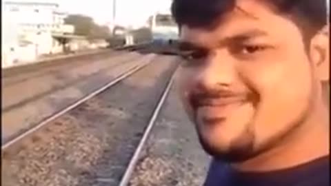 Viewer Discretion. Winner of the TikTok "Touch the Train" challenge in India.