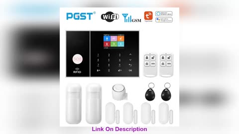 PGST Smart Life Alarm System for Home WIFI GSM Security Alarm