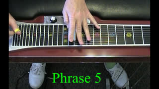 Amazing Grace - Pedal Steel Guitar Lesson - Demonstrated in Phrases