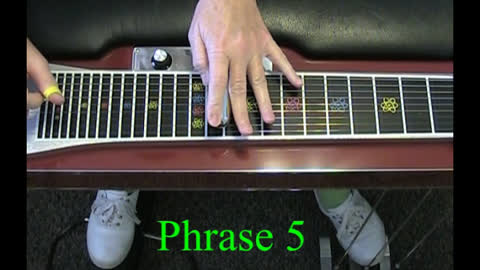 Amazing Grace - Pedal Steel Guitar Lesson - Demonstrated in Phrases