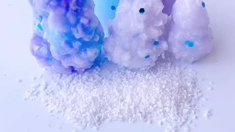 Winter slime [Asmar Slime] satisfying video viral video
