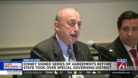 Reedy Creek board made agreement weeks before DeSantis’ dissolution to keep Disney in control, ...