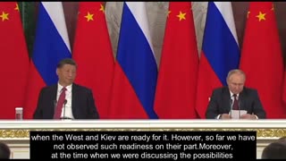 Putin and Xi On Conflicts With Ukraine and The West