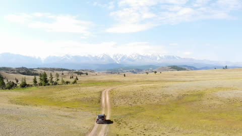 🇷🇺Aktru Valley, Russia. The Aktru Valley in majestic mountains at an altitude of 2150 meters.