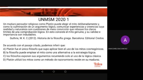 TRILCE SEMESTRAL 2021 | SEMANA 02 | FILOSOFÍA: PERÍODO ONTOLÓGICO ARITÓLES Y PLATÓN