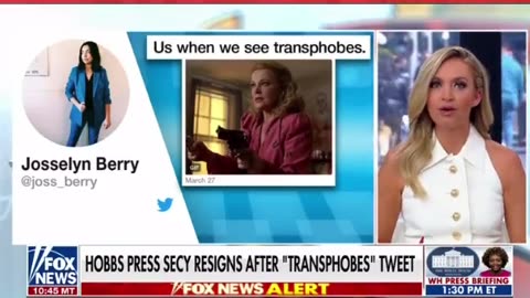 Arizona Governor Katie Hobbs's press secretary has resigned after "anti trans" stuff