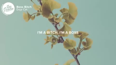 Doja cat - Boss bitch (lyrics)