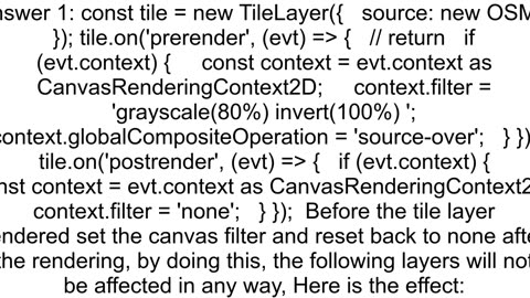 change openlayers map color dark and light style