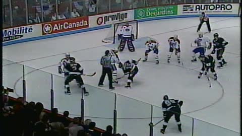 Le 2 ieme match de la final de la coupe Stanley de 1993 Kings de Los Angeles vs Canadien de Montréal