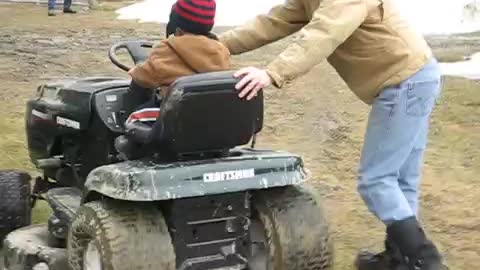 CPS report: "Unsupervised minor cutting the lawn."