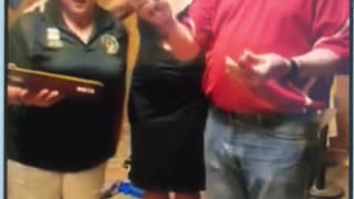 Bag Lady Sue Receives Award from VFW National Commander-In-Chief