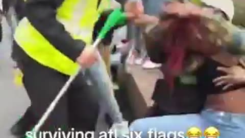 Fights break out opening day of Six Flags in Georgia ending with police shooting a 15-year-old.