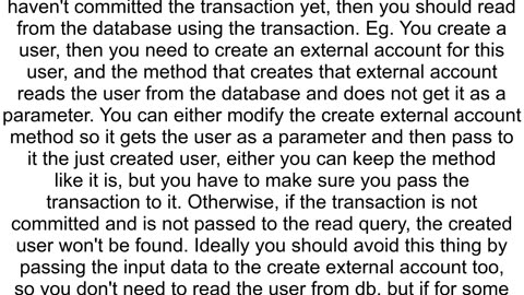 Can I use Postgres transactions only for write queries and use read queries without transaction