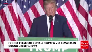 Trump He Was 'Most Pro-Farmer President,' Touts Agriculture Policy At Iowa Campaign Rally