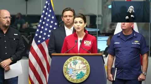 Casey DeSantis Shows Massive Support For First Responders During Hurricane Ian