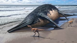 Fossil found on British beach likely largest known marine reptile