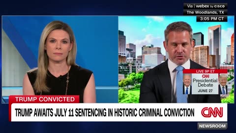 Kinzinger reacts to Mike Johnson bashing Trump verdict